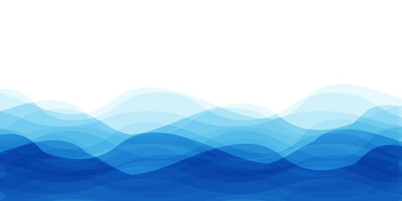 Wave sea curve summer background