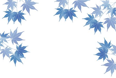 Maple Summer greeting card backgroundのイラスト素材