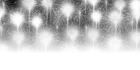 Fireworks summer festival landscape backgroundのイラスト素材