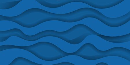 Geometric pattern silhouette wave backgroundのイラスト素材