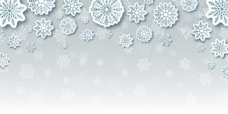 Christmas snow winter light background