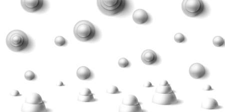 Three-dimensional Silhouette geometry space backgroundのイラスト素材