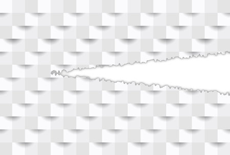 Paper breaking three-dimensional silhouette backgroundのイラスト素材