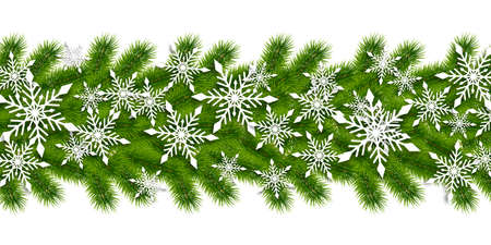 Christmas snow winter light backgroundのイラスト素材