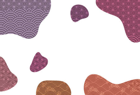 Cow New Year's card Zodiac backgroundのイラスト素材