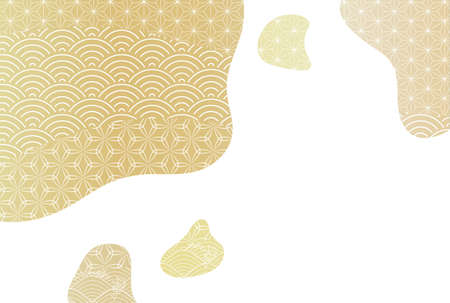 Cow New Year's card Zodiac backgroundのイラスト素材