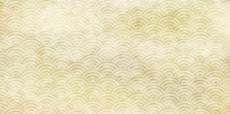 Japanese pattern New Year's card watercolor background
