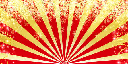 Sunrise dawn  Snow Gold Backgroundのイラスト素材