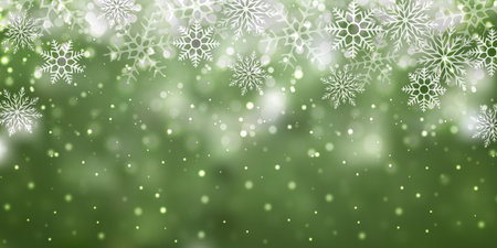 Christmas snow winter watercolor backgroundのイラスト素材