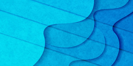 Wave curve Japanese paper backgroundのイラスト素材