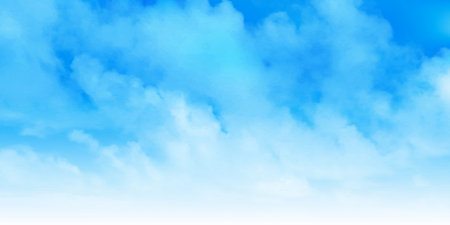 Sky clouds blue landscape backgroundのイラスト素材