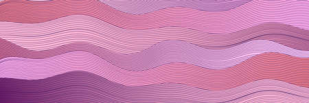 Sea wave Japanese pattern Summer greeting cardのイラスト素材