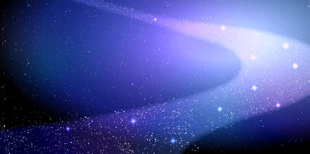 Tanabata Milky Way summer backgroundのイラスト素材