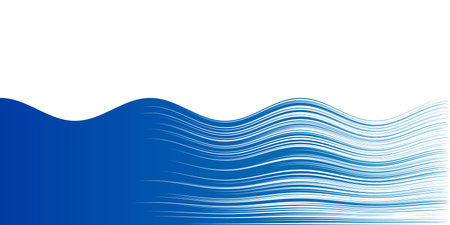 Wave sea summer greetings background
