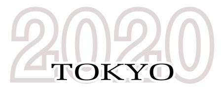Tokyo 2020 character symbol iconのイラスト素材