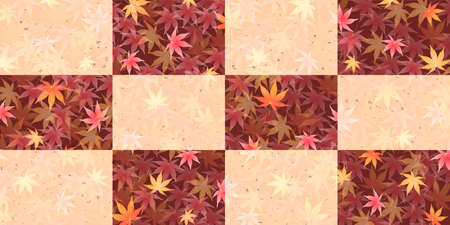 Autumn leaves maple autumn backgroundのイラスト素材