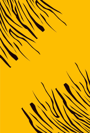 Tiger New Year's card tiger pattern backgroundのイラスト素材