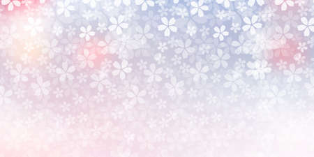 Cherry blossoms Japanese paper Japanese pattern backgroundのイラスト素材