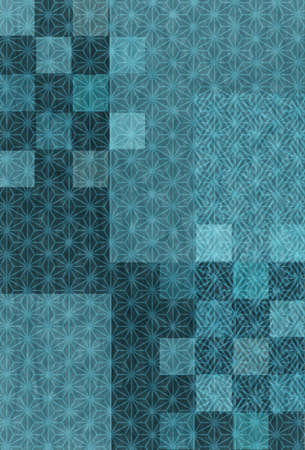 Japanese pattern pattern New Year's card backgroundのイラスト素材