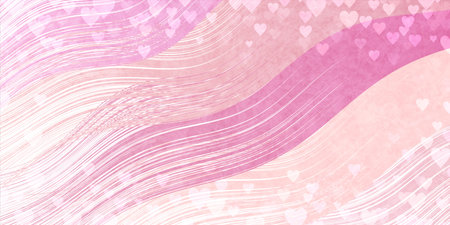 Valentine's day heart pink background