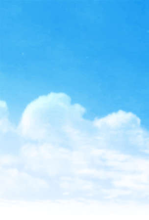 Sky clouds blue landscape backgroundのイラスト素材