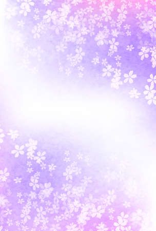 Cherry blossoms spring flower backgroundのイラスト素材