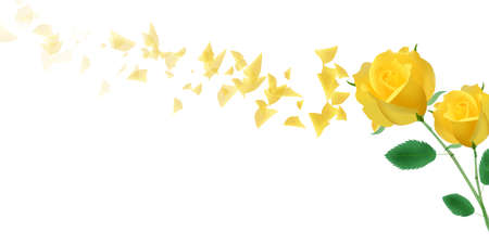 Father's Day Rose Heart Backgroundのイラスト素材