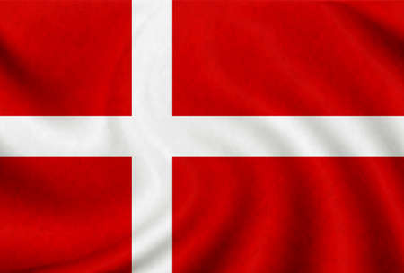 Denmark Country National flag iconのイラスト素材