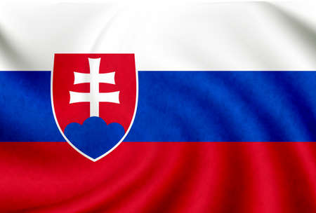 Slovakia Country National flag iconのイラスト素材