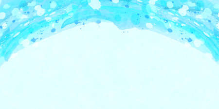 Blue watercolor Japanese paper backgroundのイラスト素材
