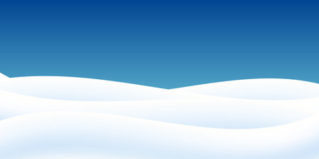 Snow Christmas winter landscape backgroundのイラスト素材