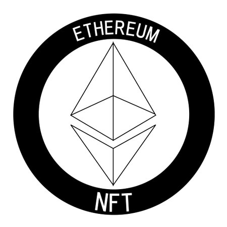 Ethereum virtual currency mark icon