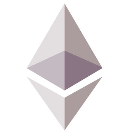 Ethereum virtual currency mark iconのイラスト素材