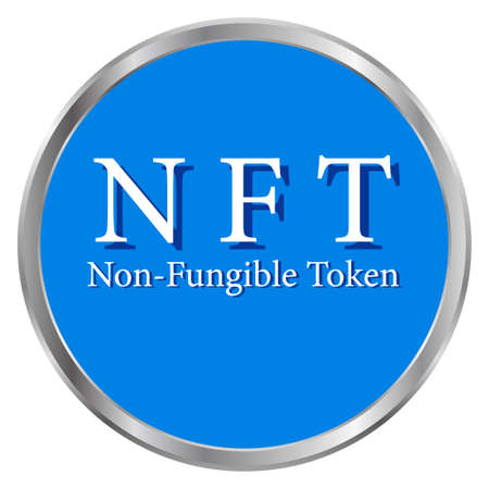 nft ethereum mark art iconのイラスト素材