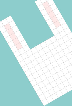 Rabbit New Year's card dot backgroundのイラスト素材