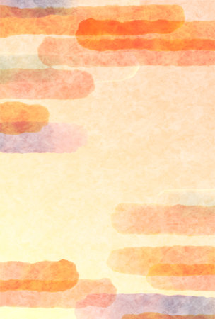 Watercolor Japanese paper New Year's card backgroundのイラスト素材