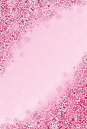 Snow Christmas winter backgroundのイラスト素材