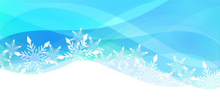 Snow Christmas winter backgroundのイラスト素材