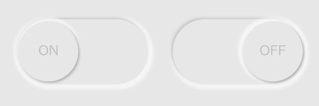 Switch three-dimensional neumorphism 3d icon