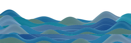 Sea summer Japanese pattern background