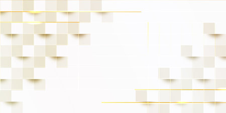 Three-dimensional gold wallpaper silhouette backgroundのイラスト素材