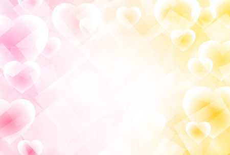 Heart Mother's Day pink backgroundのイラスト素材