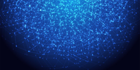 Technology network business science backgroundのイラスト素材