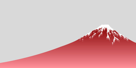 Fuji Japan World Heritage Sceneryのイラスト素材