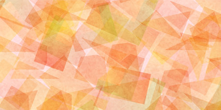 Autumn Japanese Pattern Orange Backgroundのイラスト素材