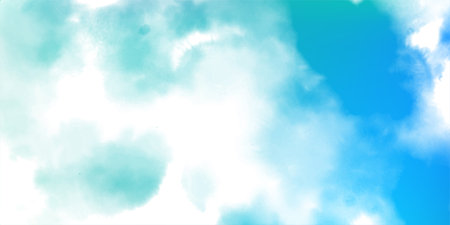 Watercolor Colorful Japanese Pattern Backgroundのイラスト素材