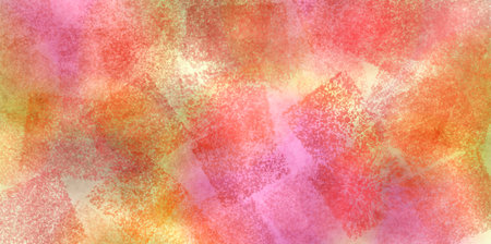 Watercolor Colorful Japanese Pattern Backgroundのイラスト素材