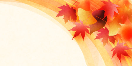 Autumn Leaves Maple Tree Autumn Backgroundのイラスト素材