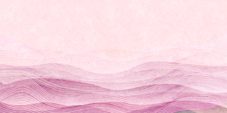 Autumn Japanese Pattern Orange Backgroundのイラスト素材