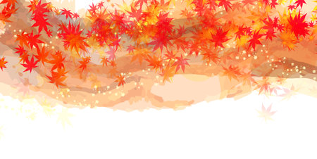Autumn Leaves Maple Tree Autumn Backgroundのイラスト素材